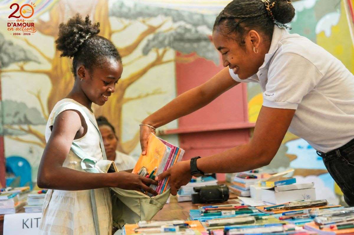 Distribution des kits scolaires