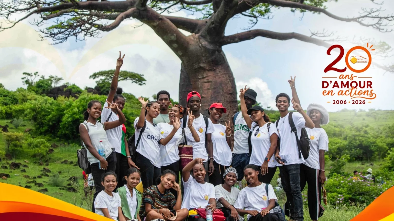 Photo des jeunes de Génération Coeur et Conscience